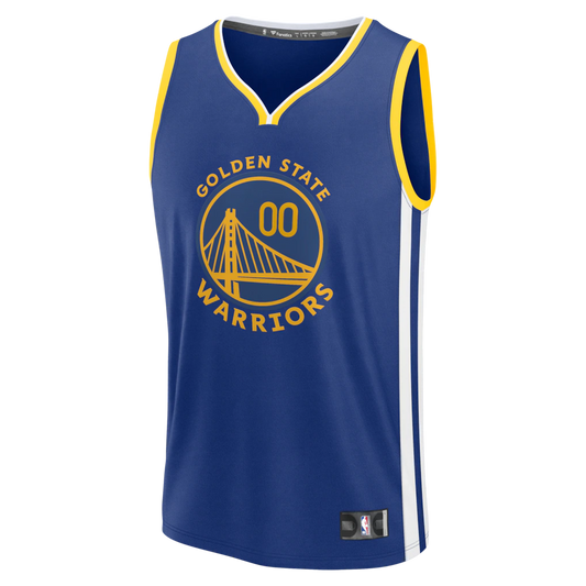Golden State Warriors Fanatics Fast Break Custom Jersey - Icon Edition - Royal