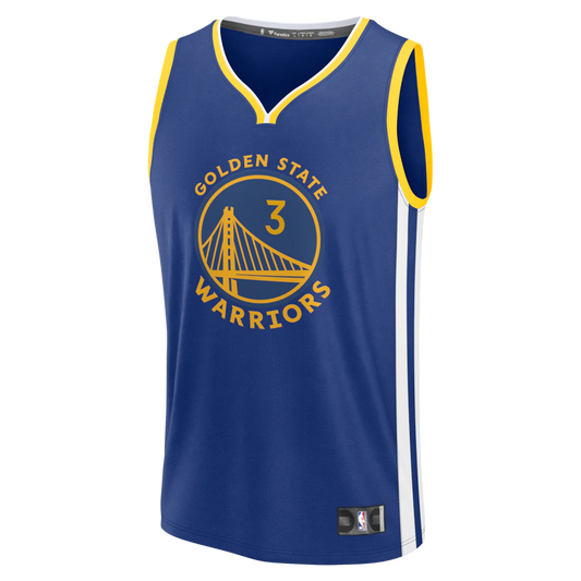 Will Richard Golden State Warriors Fanatics Fast Break Replica Jersey - Blue - Icon Edition
