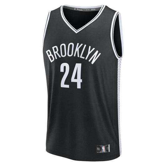 Cam Thomas Brooklyn Nets Fanatics Fast Break Replica Jersey - Black - Icon Edition