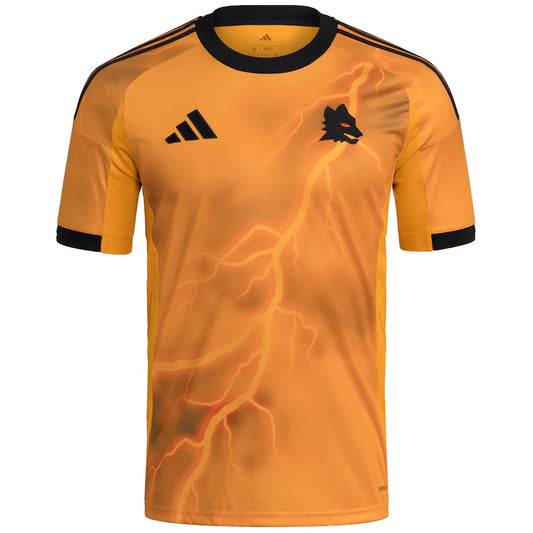 AS Roma adidas 2025/26 Away Replica Jersey - Orange