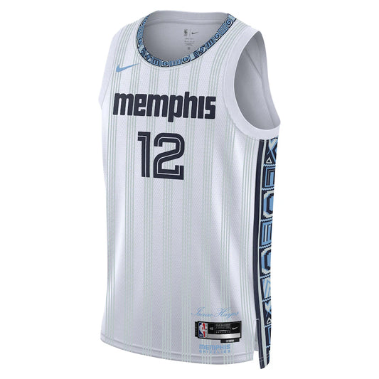 Ja Morant Memphis Grizzlies Nike Unisex 2025/26 Swingman Jersey - White - City Edition