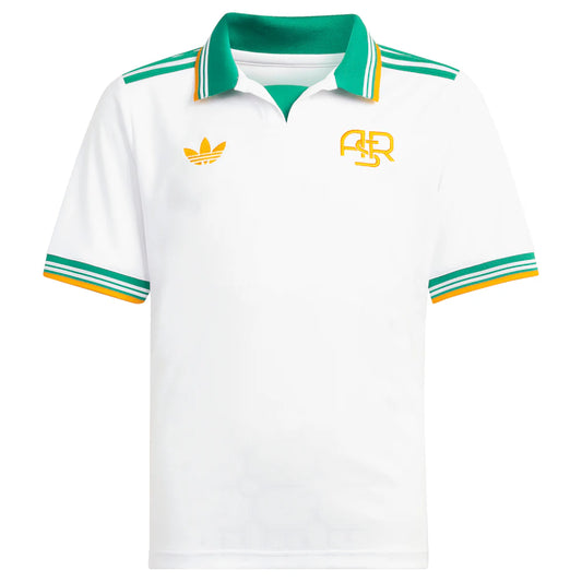 AS Roma adidas Youth 2025/26 Third Replica Jersey - White