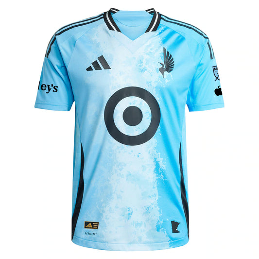 Nectarios Triantis Minnesota United FC adidas 2025 CONVERGENCE On-Field Authentic Jersey – Blue