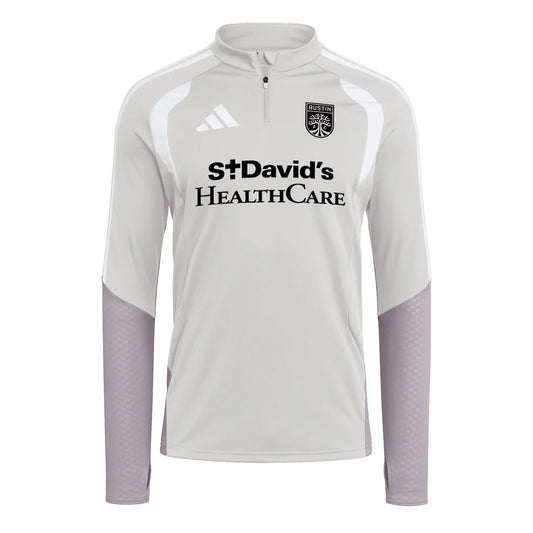 Austin FC adidas 2026 Tiro Competition Quarter-Zip Training Top - Silver