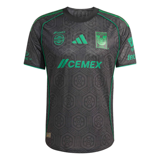 Tigres UANL adidas 2025/26 Third On Field Authentic Jersey - Gray
