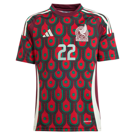 Hirving Lozano Mexico National Team adidas Youth 2024 Home Replica Player Jersey - Green