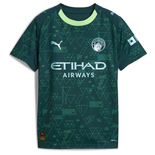 Erling Haaland Manchester City Puma x EA SPORTS FC Youth 2025/26 Fourth Jersey - Green