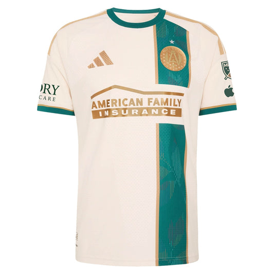 Miguel Almiron Atlanta United FC adidas 2026 Spirit of '96 On-Field Authentic Patch Jersey - Tan