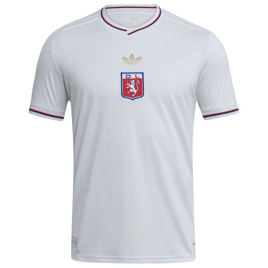 Olympique Lyonnais adidas 2025/26 Home Replica Jersey - White