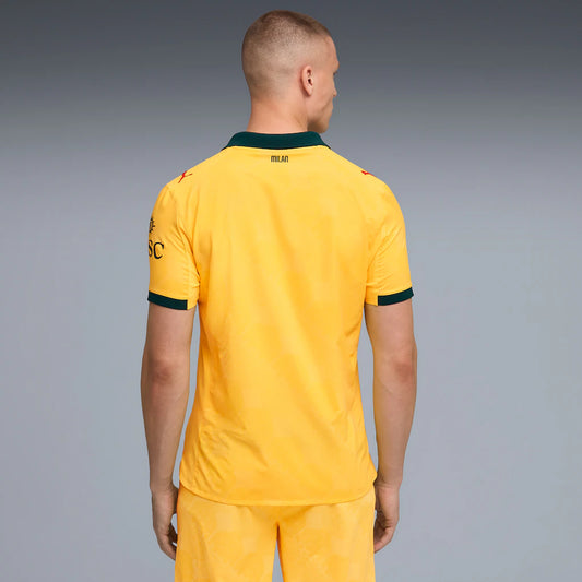 AC Milan Puma 2025/26 Third Authentic Jersey - Yellow