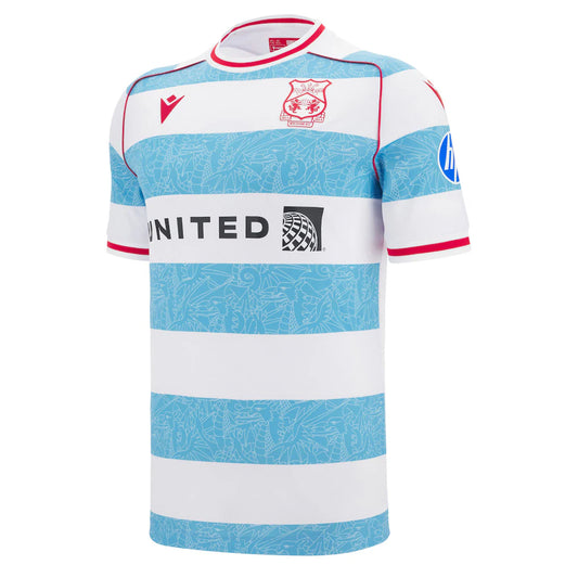 Wrexham Macron Youth 2025/26 Third Replica Jersey - White