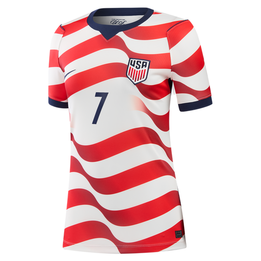 Giovanni Reyna USMNT Nike Women's 2026 Home Stadium Replica Jersey - White