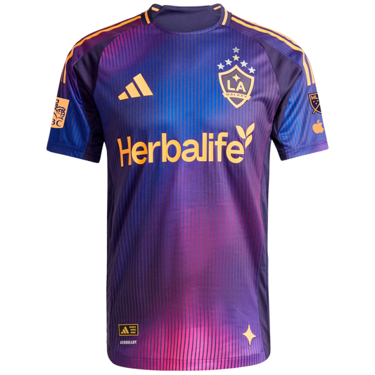 LA Galaxy adidas 2025 RIZON On-Field Authentic Patch Custom Jersey - Navy