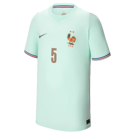 Jules Koundé France National Team Nike Youth 2026 Away Stadium Replica Jersey - Green