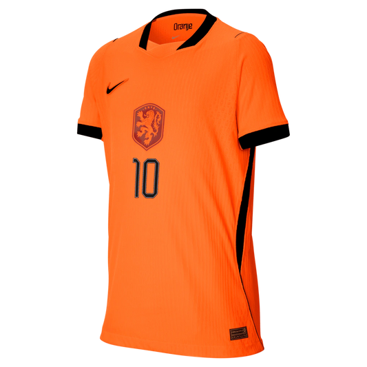 Memphis Depay Netherlands National Team Nike Youth 2026 Home Match Authentic Jersey - Orange