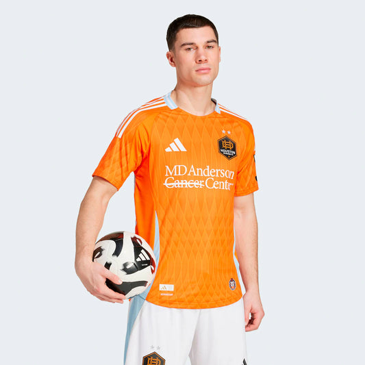 Houston Dynamo FC adidas 2025 Season 20 On-Field Authentic Jersey - Orange