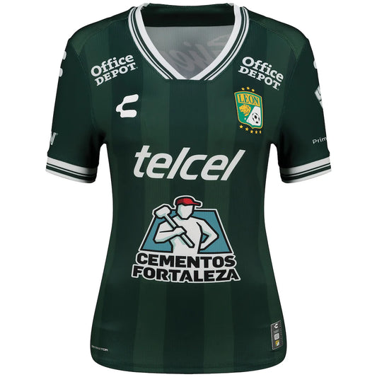 Club Leon Charly Women's 2025/26 Home Authentic Jersey - Green