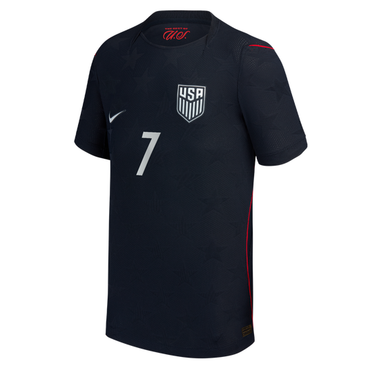 Giovanni Reyna USMNT Nike Youth 2026 Away Match Authentic Jersey - Blue
