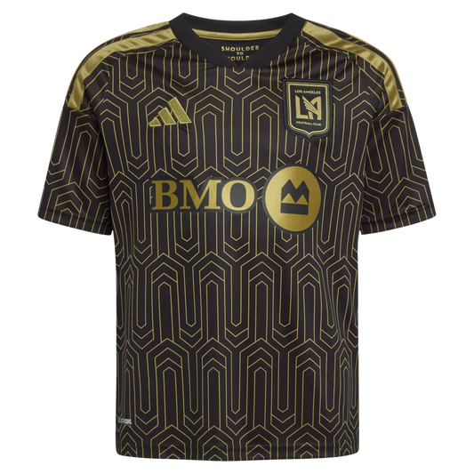 LAFC adidas Youth 2026 Primary Kit Replica Jersey - Black
