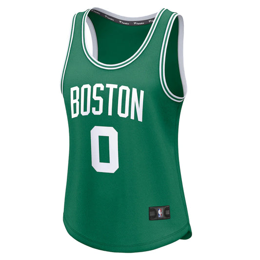 Jayson Tatum Boston Celtics Fanatics Women's Fast Break Player Jersey - Icon Edition - Kelly Green