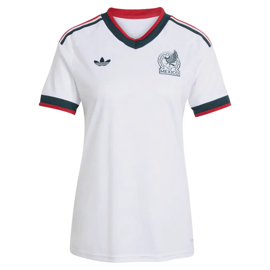 Mexico National Team adidas Women's 2026 Away Replica Jersey - White