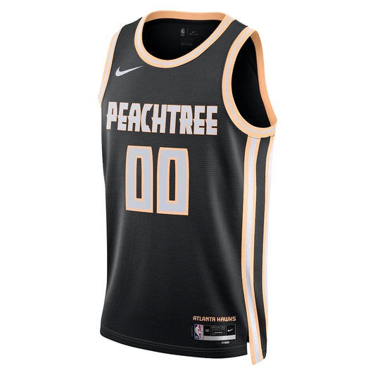 Atlanta Hawks Nike Unisex 2025/26 City Edition Swingman Custom Jersey - Black