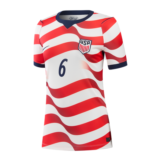 Diego Luna USMNT Nike Women's 2026 Home Stadium Replica Jersey - White