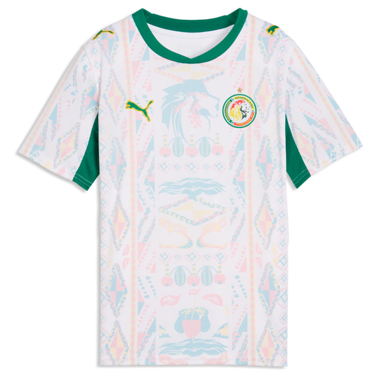 Senegal National Team Puma Youth 2026 Home Replica Jersey - White
