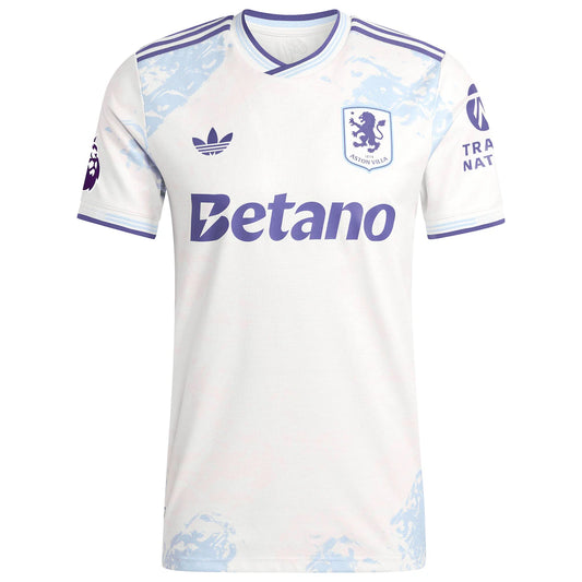 Aston Villa adidas 2025/26 Third Authentic Jersey - White