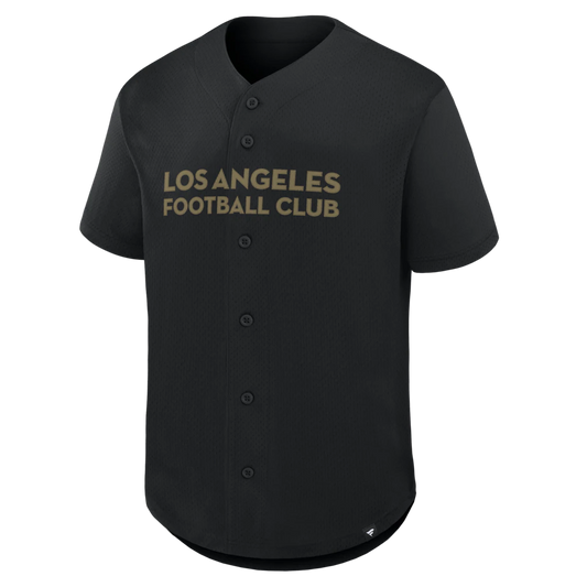LAFC Fanatics Maximum Intensity Button-Up Jersey - Black