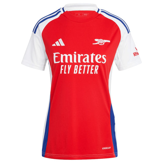Arsenal adidas Women's 2024/25 Home Replica Custom Jersey – Red