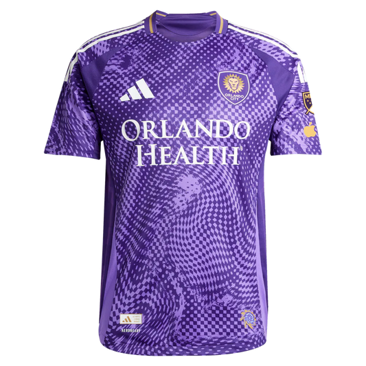 Orlando City SC adidas 2025 Perfect Storm On-Field Authentic Patch Custom Jersey - Purple