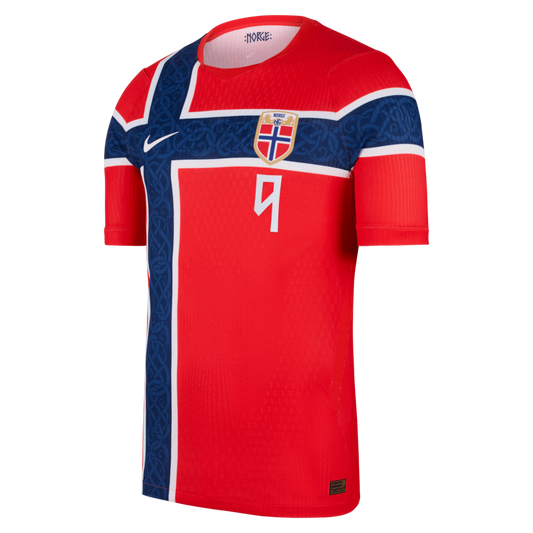 Erling Haaland Norway National Team Nike 2026 Home Match Authentic Jersey - Red