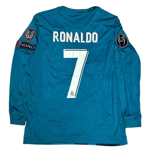 Real Madrid 17/18 III Third Jersey - Long Sleeve Retro Ronaldo #7 Go Jersey
