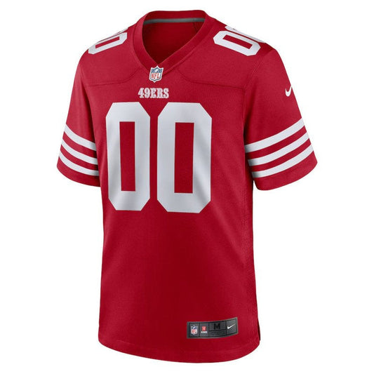 San Francisco 49ers - Scarlet Custom Jersey Go Jersey