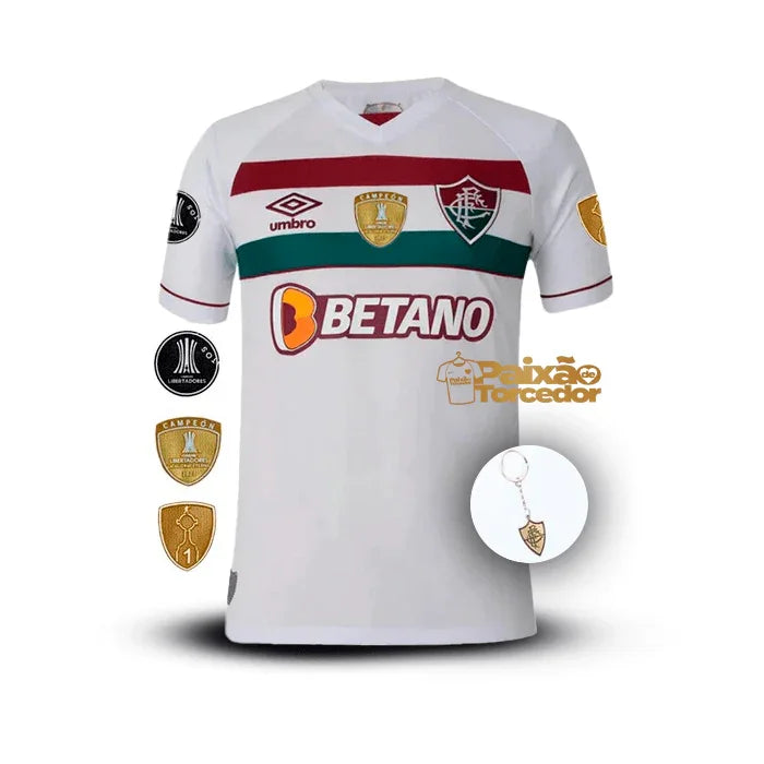 Fluminense Away 2024/25 Patch Libertadores – Fan Version - White Go Jersey