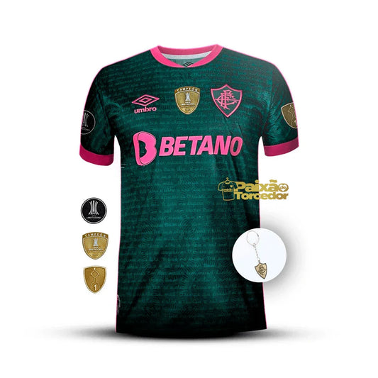 Fluminense Away 2024/25 Patch Libertadores – Fan Version - Green Go Jersey