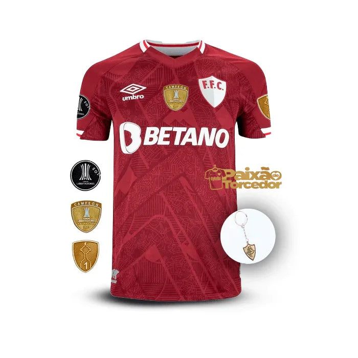 Fluminense Third 2023/24 Patchs Libertadores – Fan Version Go Jersey