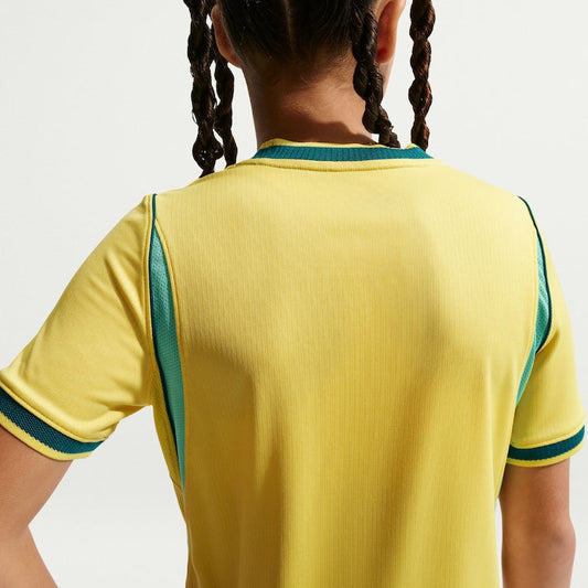Kids kit Brazil Home Fan Jersey Shirt 2026-2027 Go Jersey