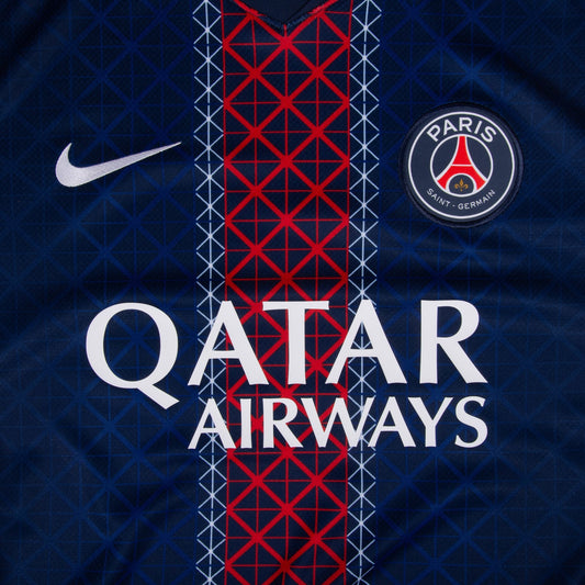 PSG Home João Neves 87 Fan Jersey Shirt 2025-2026 (Champions League) Go Jersey