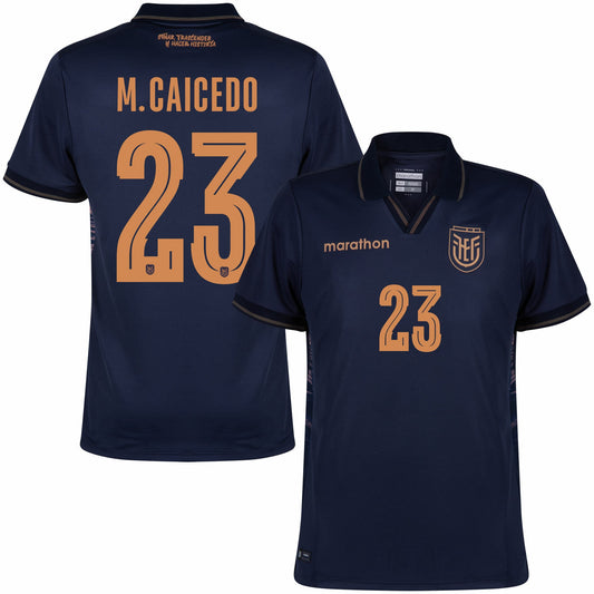 Ecuador Away M.CAICEDO 23 Fan Jersey Shirt 2026-2027 Go Jersey