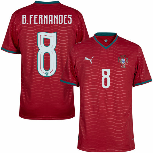 Portugal Bruno Fernandes 8 Home Fan Jersey 2026 World Cup Go Jersey