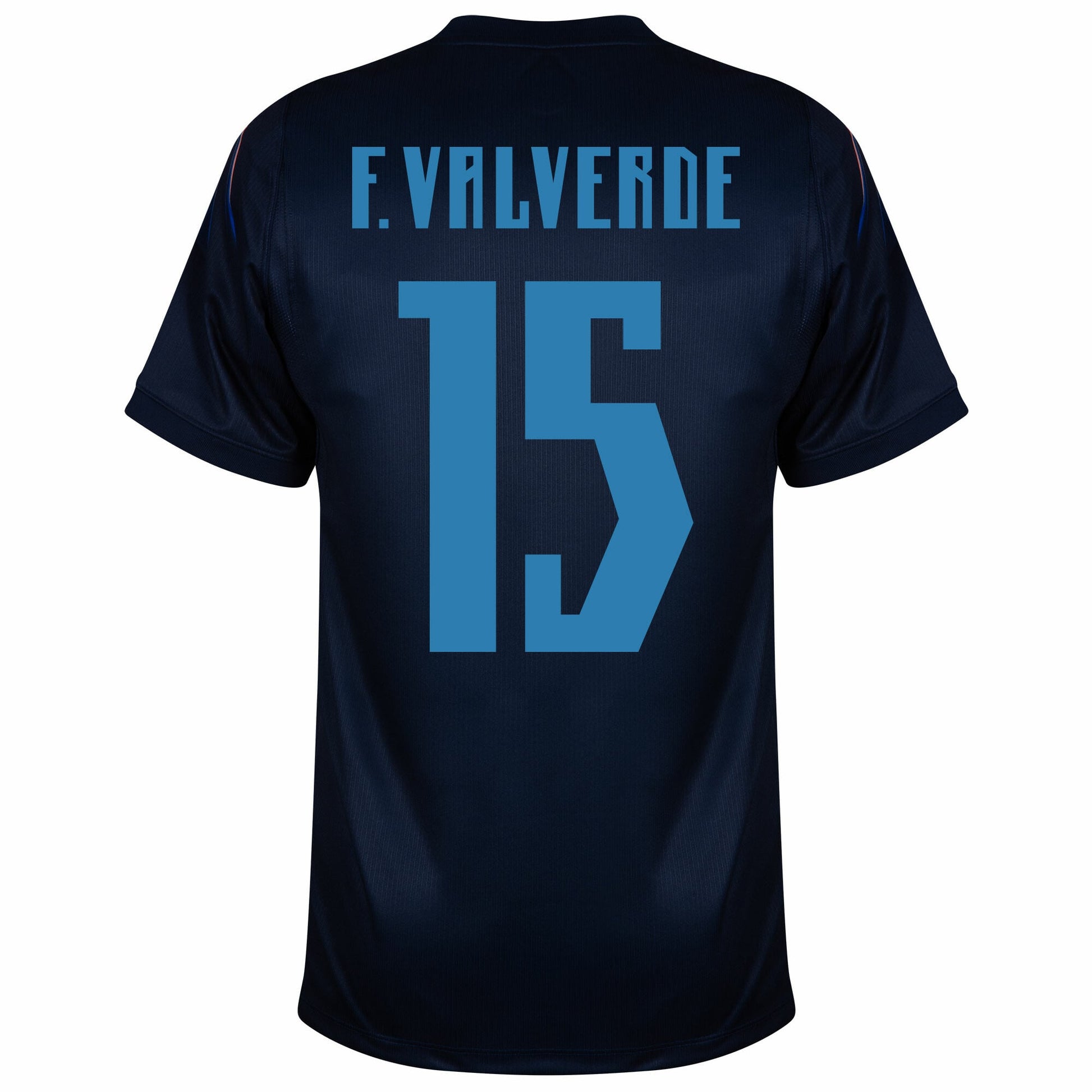Uruguay Away Fan Jersey F. Valverde 15 Shirt 2026-2027 (Fan Style Printing) Go Jersey