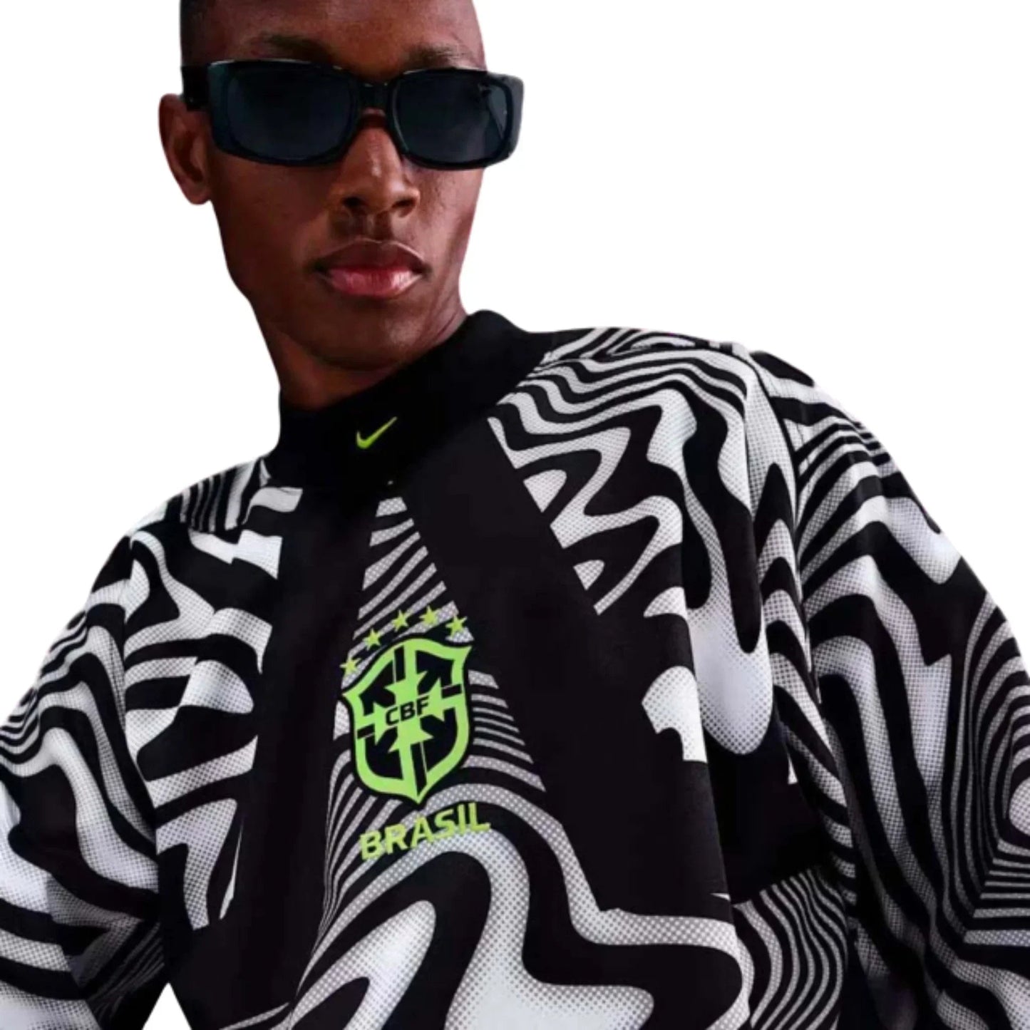 Jersey National Team Brazilian Goalkeeper Longsleeve 2026/27 Fan Go Jersey