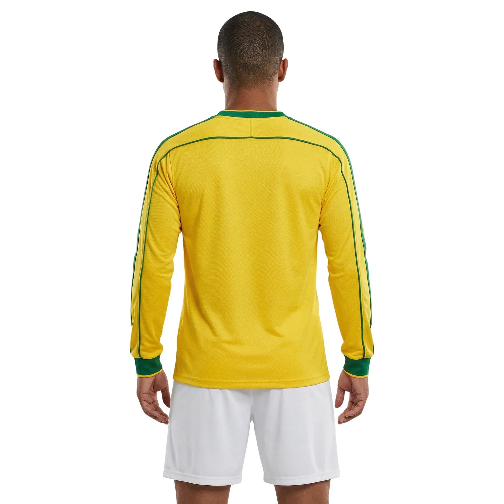 Jersey Brazil Retro 1998 Longsleeve Fan Go Jersey