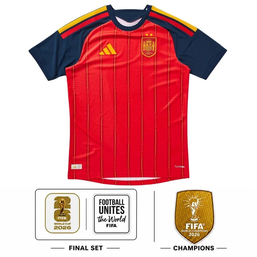 Spain Home 26/27 Jersey - Player Version World Cup Champion - Slim Fit Go Jersey
