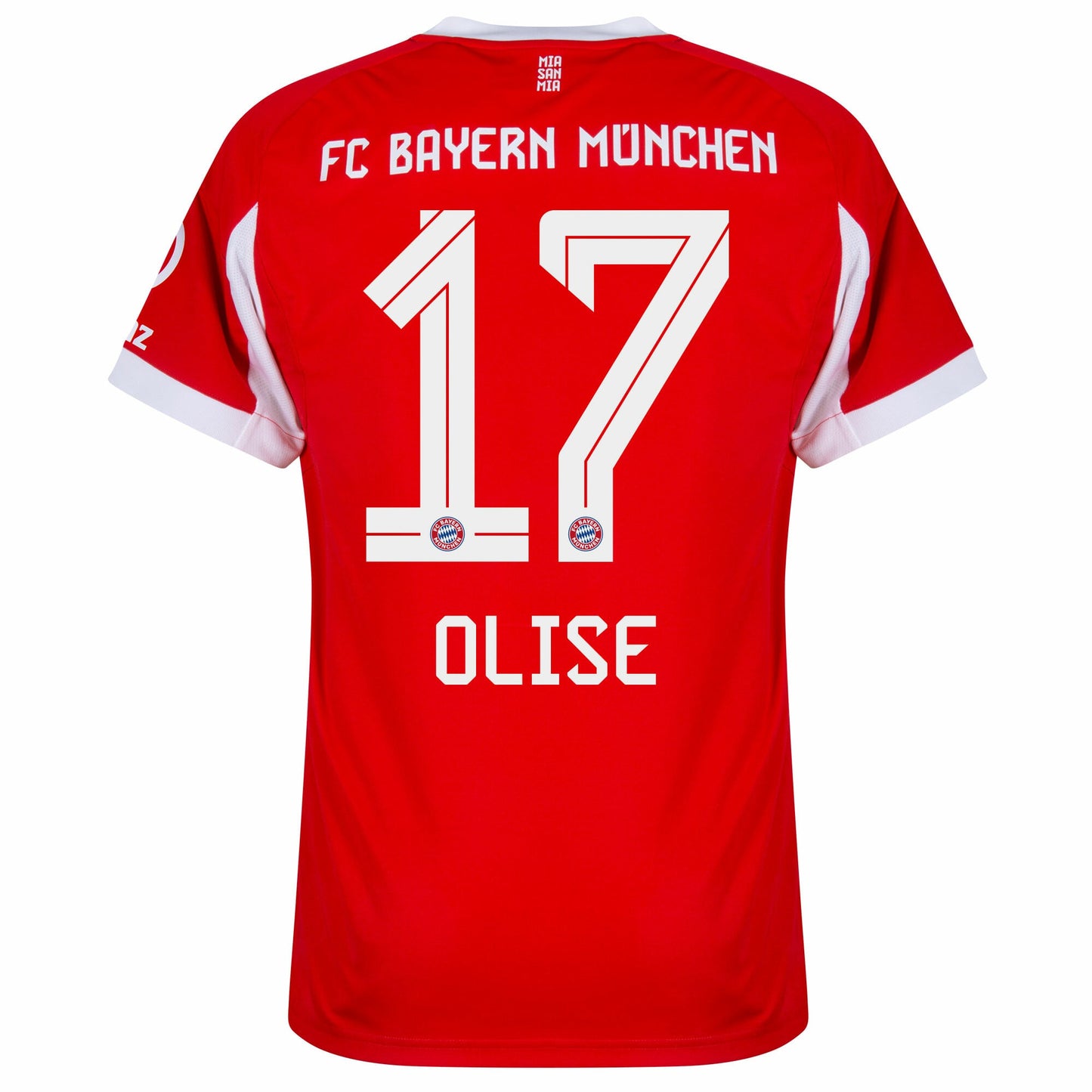 Bayern Munich Home Olise 17 Fan Jersey Shirt 2025-2026 GoJersey