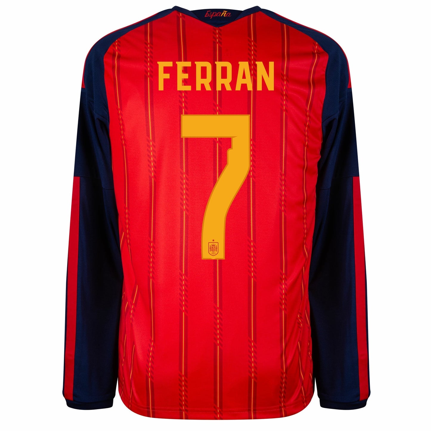 Spain Home Ferran 7 L/S Fan Jersey World Cup 2026 GoJersey