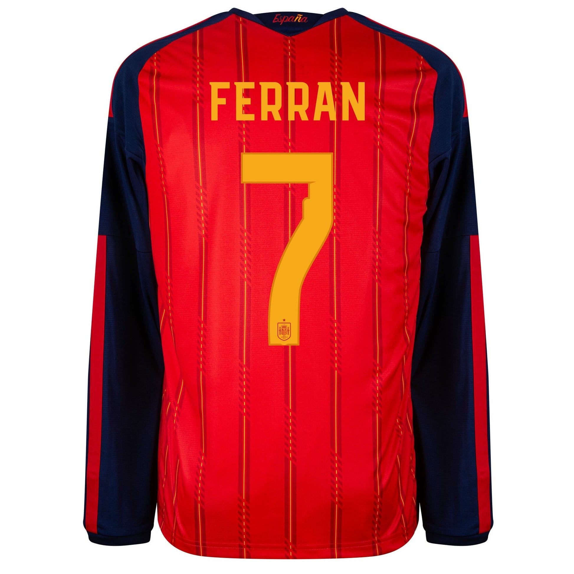 Spain Home Ferran 7 L/S Fan Jersey World Cup 2026 GoJersey