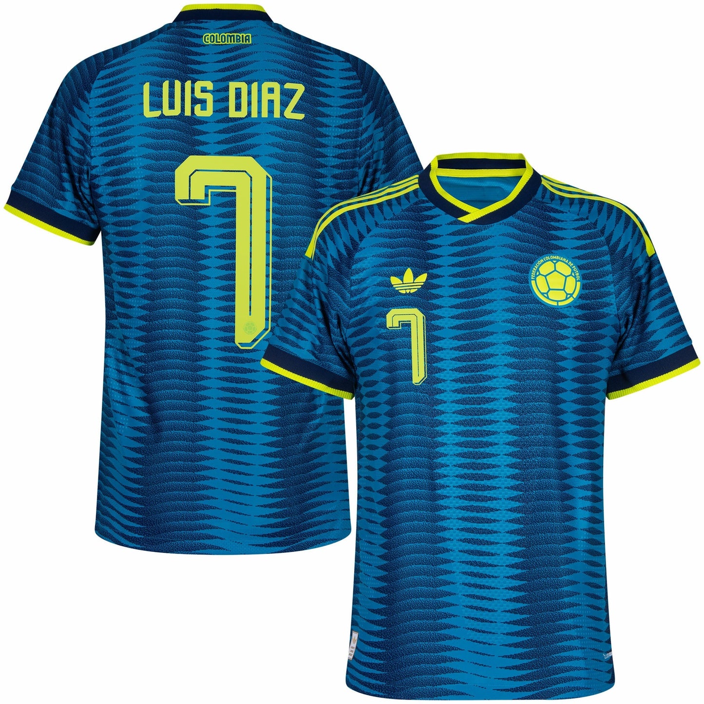 Colombia Player Version Away L. Díaz 7 Shirt 2026-2027 GoJersey